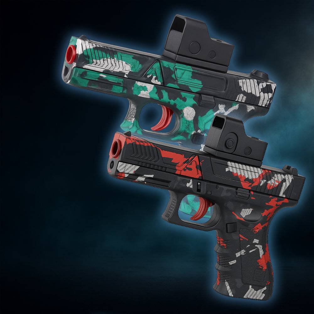 Gel Blaster Pistol inkl. gelkulor - Röd