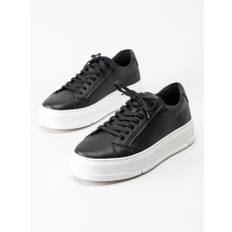Vagabond - Judy - Svarta platåsneakers i skinn storlek 35 - Black (35)