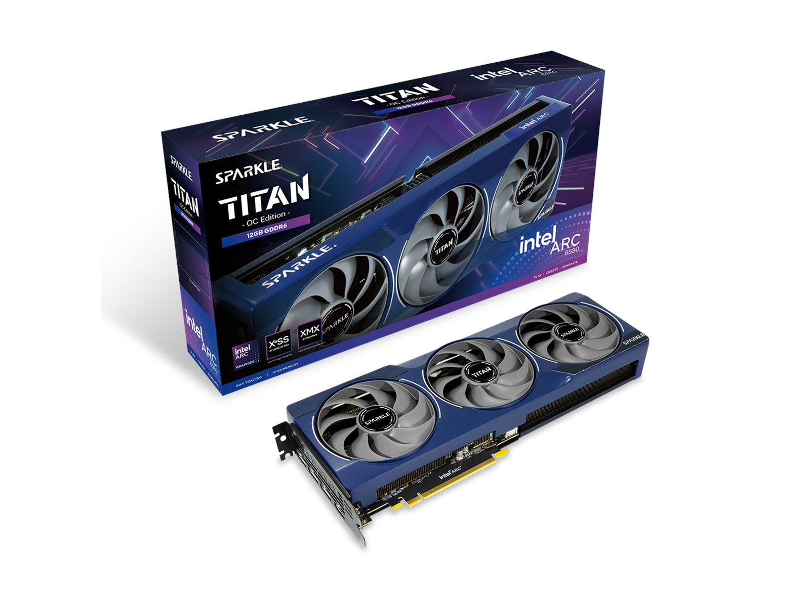 Sparkle B580 TITAN OC SB580T-12GOC Grafikkort - Förväntad leverans: 2 arbetsdagar