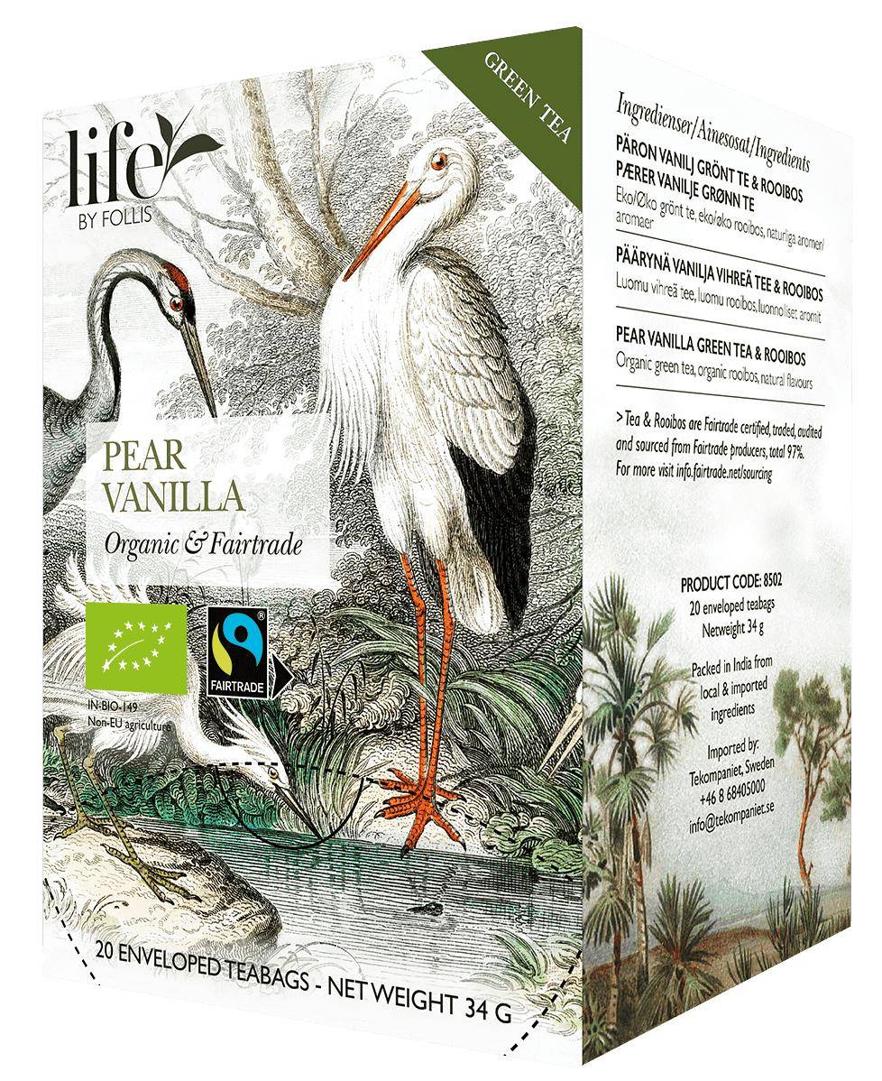 Te LIFE BY FOLLIS Päron vanilj 20/fp
