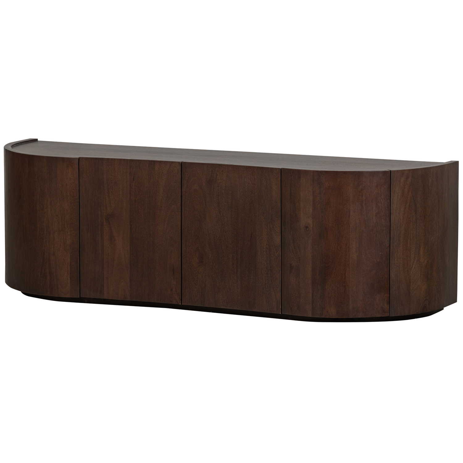 SENSE DRESSER 4-DOOR MANGO WOOD DARK BROWN