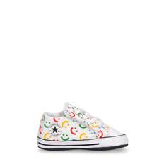 Printed Canvas Pre-walker Shoes - multi - 3