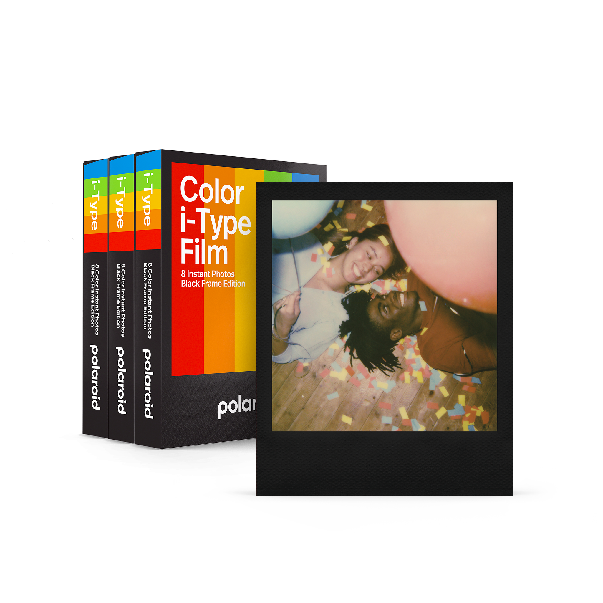 Polaroid - Color i-Type Film Black Frame Triple Pack