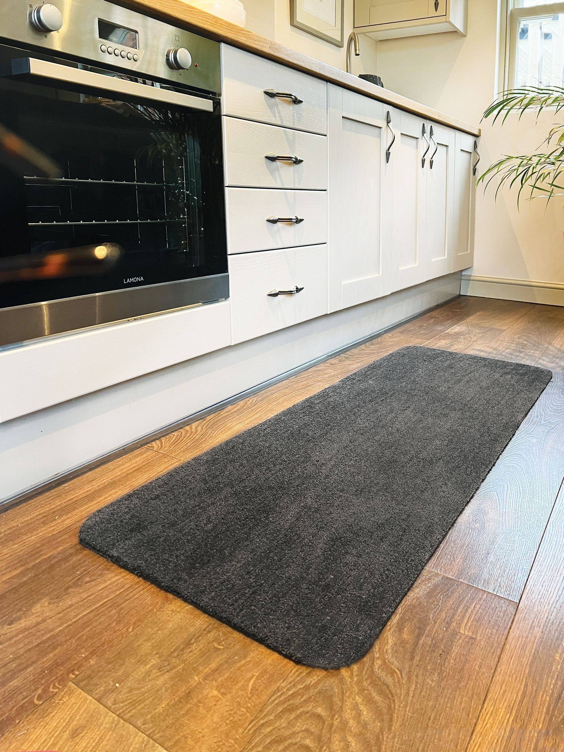 My Mat My Mat Charcoal Soft Washable Runner