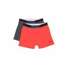 BOSS Kidswear - boxershorts med logotypband i midjan (2-pack) - barn - Elastan/bomull - 6 - Röd