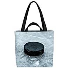 VOID Ishockey Puck Tygpåse Sportväska 33 x 33 x 14 cm, 15 l Shoppingkasse Shoppingväska Väska