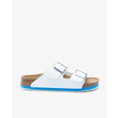 Birkenstock Professional Arizona Sandal Vit, Blå Sula