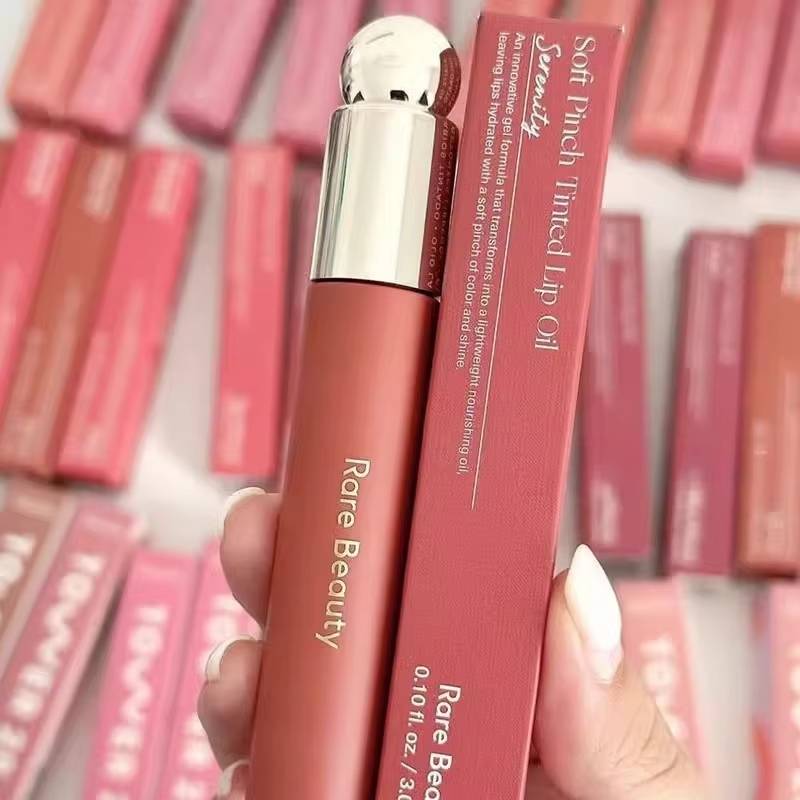 Rare Beauty Soft Pinch Tinted Lip Oil Stain Lip Gloss Delight Hope Happy Wonder Liquid Blush Makeup Cosmetics Face Eye Blusher
