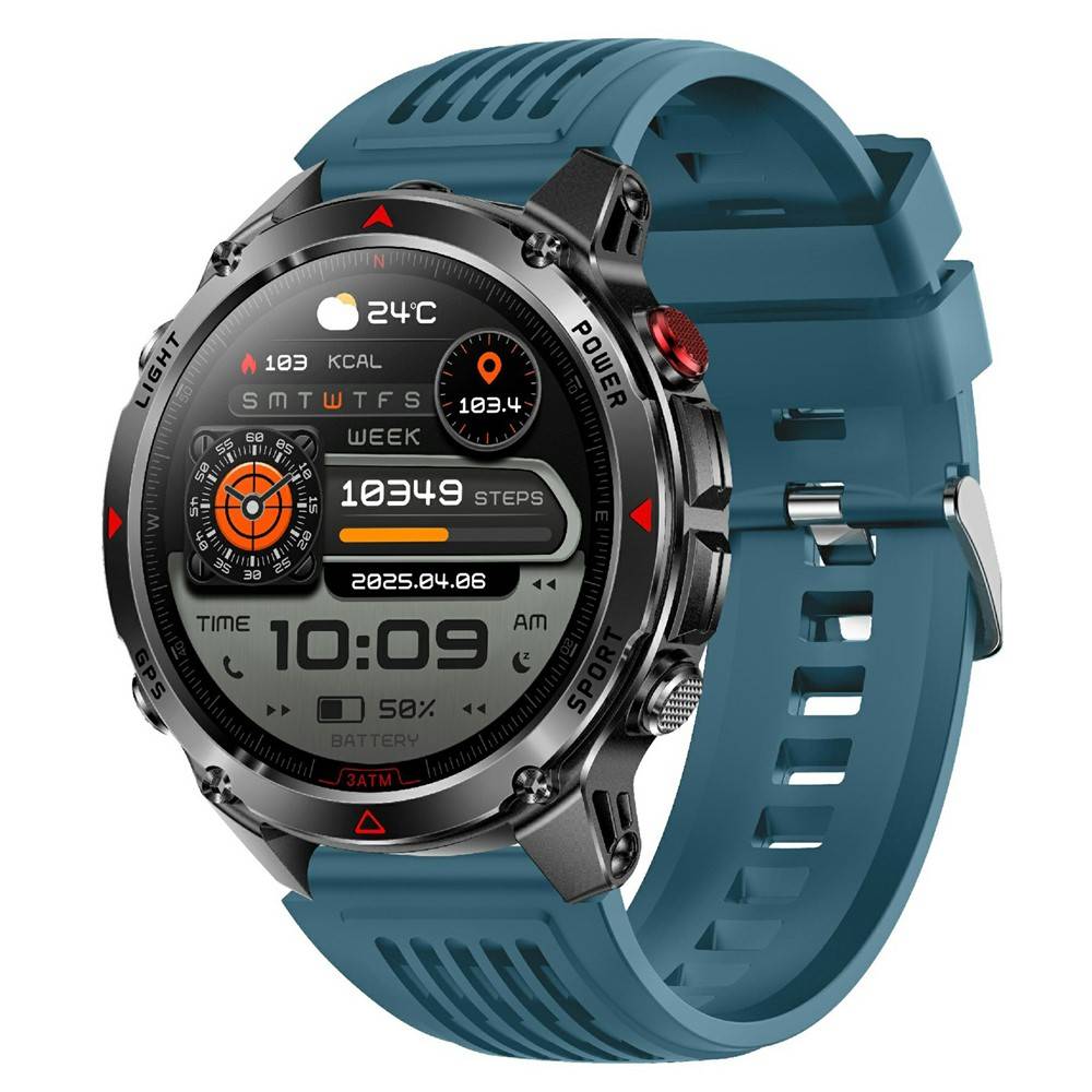 Smartwatch - Vattentät 30 m - Svenska - puls/blodtryck - Bluetooth - Blå