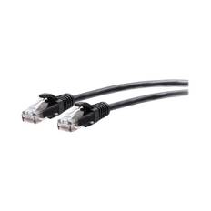 C2G 1ft (0.3m) Cat6a Snagless Unshielded (UTP) Slim Ethernet Network Patch Cable - Black - patchkabel - 30 cm - sort