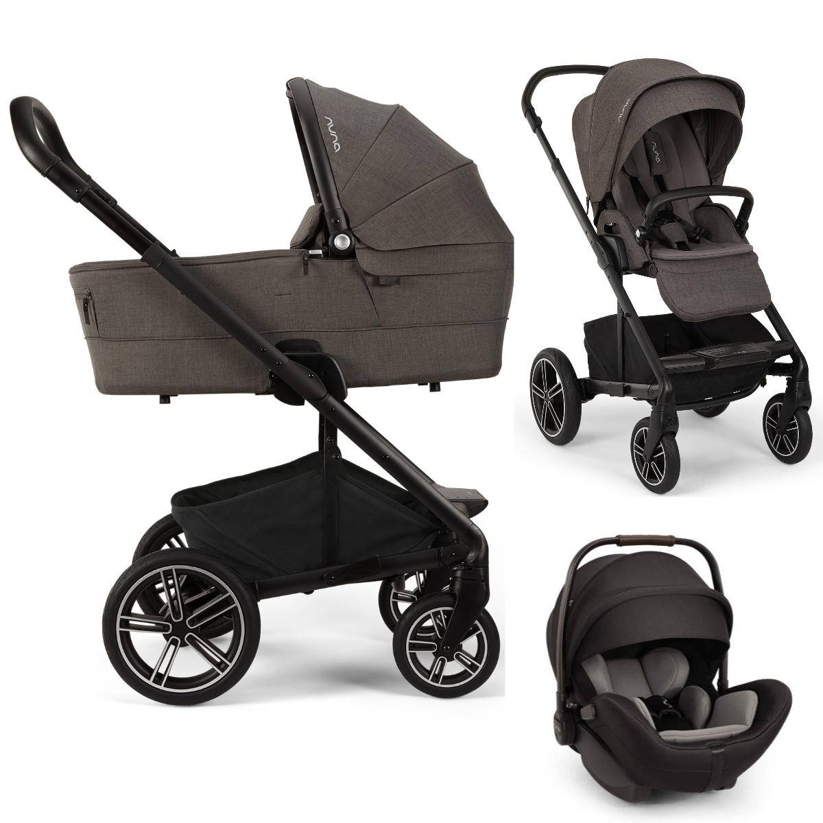 Nuna MIXX Next Stroller Set 3-in-1 incl. Nuna ARRA Flex i-Size Car Seat - Thunder