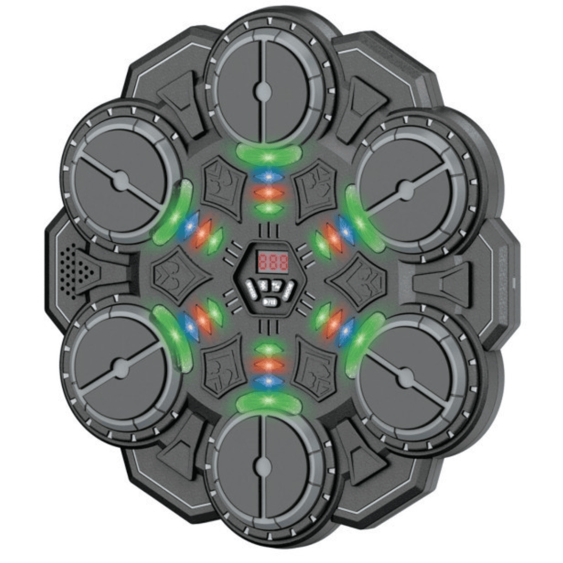 Smart Boksetræner Pro 6 Mål Bluetooth, LED Lys og Boksehandsker.