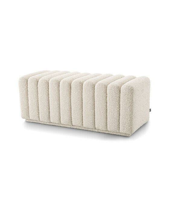 Bente bænk bouclé cream