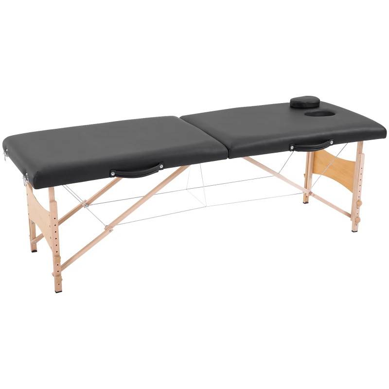 Massagebänk höj- sänkbar 186x60x58-81 cm