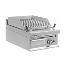 Gas lavastensgrill - 400 x 700 x 270 mm