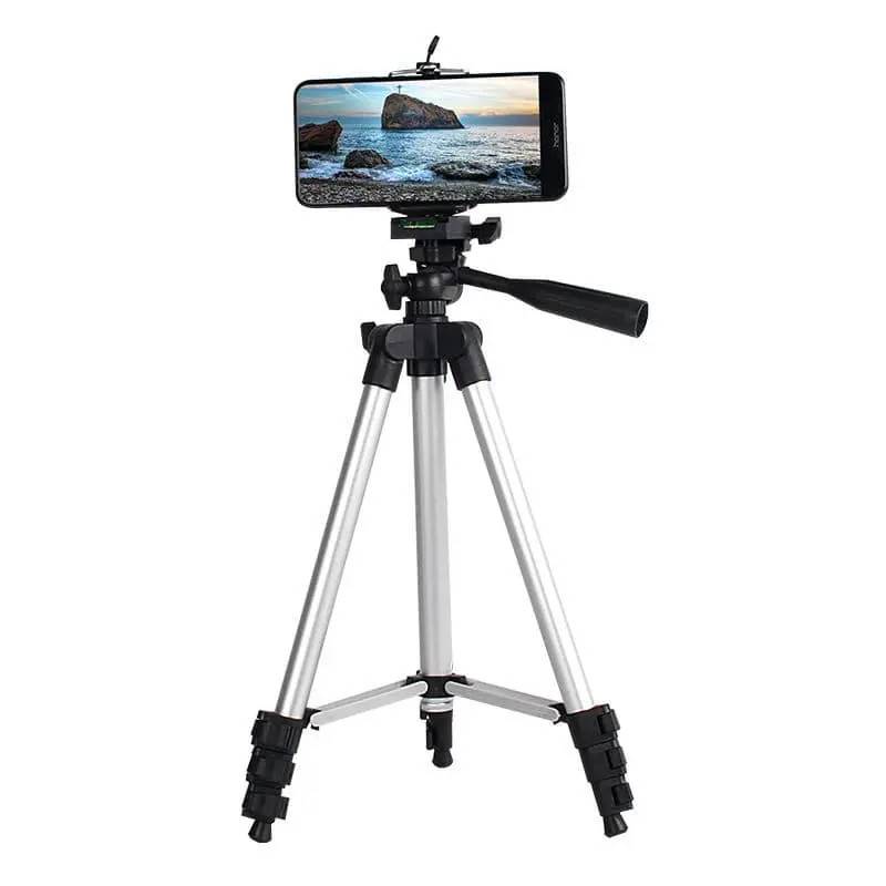 Smart Justerbart Tripod Stativ inkl. holder til mobiltelefon. Helt op til 104cm høj.