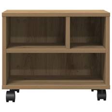 vidaXL Printerstand med hjul Artisan Eg 41x32x33,5 cm