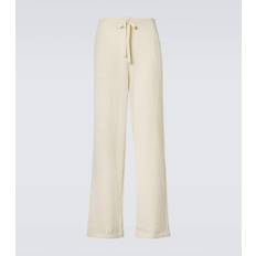 The Row Darvi wool and silk sweatpants - white - EU 50