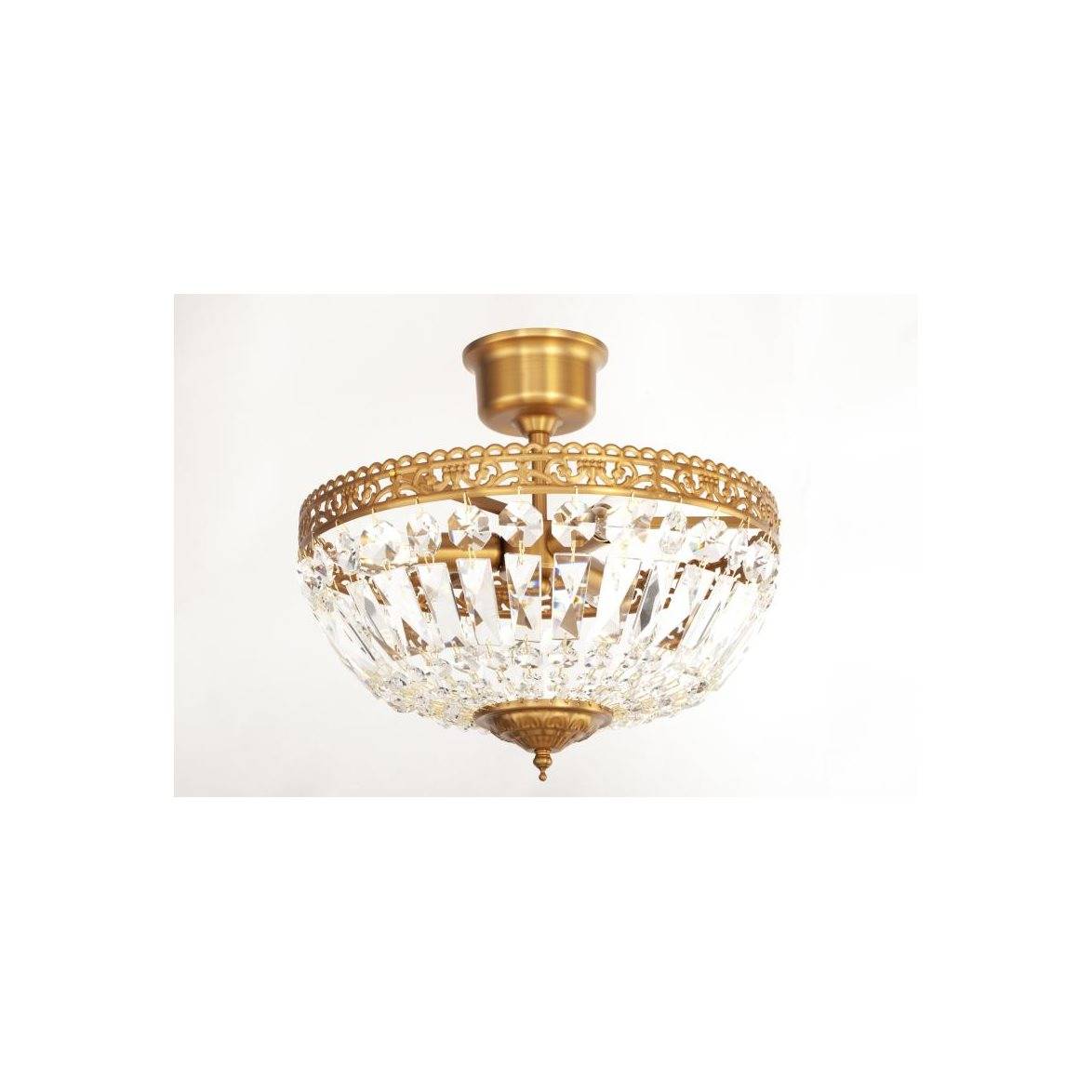 Norrsken Design Plafond Classic Liten Borstad Mässing 35cm