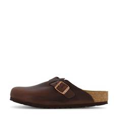 Boston Regular Habana Oiled Leather, Unisex, Skor, Sandaler och Tofflor, tofflor, Brun, EU 40 (EU 40)