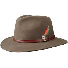 Stetson Traveller Woolfelt Fedora Hat Brun