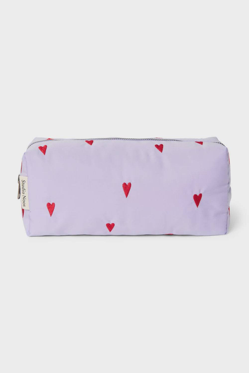 Studio Noos puffy pouch hart paars