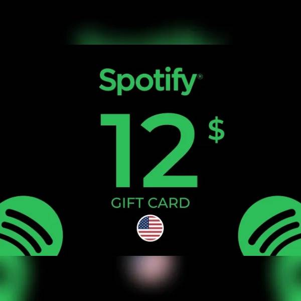 Spotify Gift Card 12 USD Key - UNITED STATES.