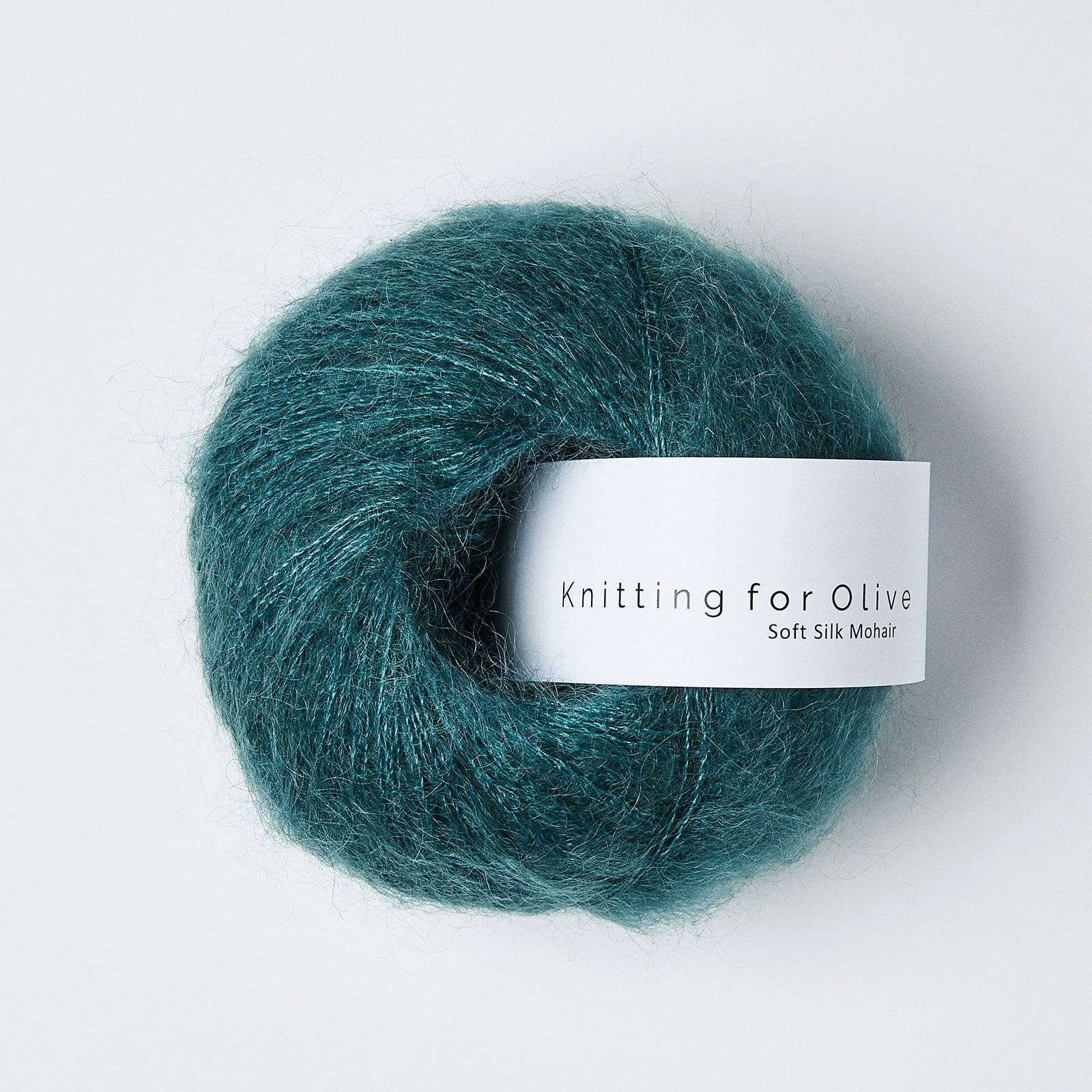 KFO Soft Silk Mohair - Petroleumsgrøn - Knitting for Olive garn - T600922/G