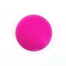 Tpe lacrosse ball fitness avlasta gym triggerpunkt massage boll träning fascia hockey boll - Rosa