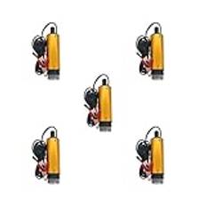 5 set nedsänkbar pump vatten olja bränsleöverföringspump för bilolja flytande bränsle 12 V 38 mm