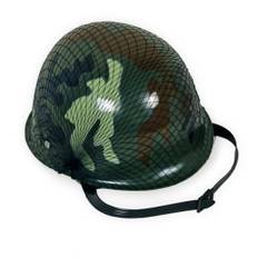 Fasching Kostüm Soldat Tarnhelm Soldatenhelm Schutzhelm