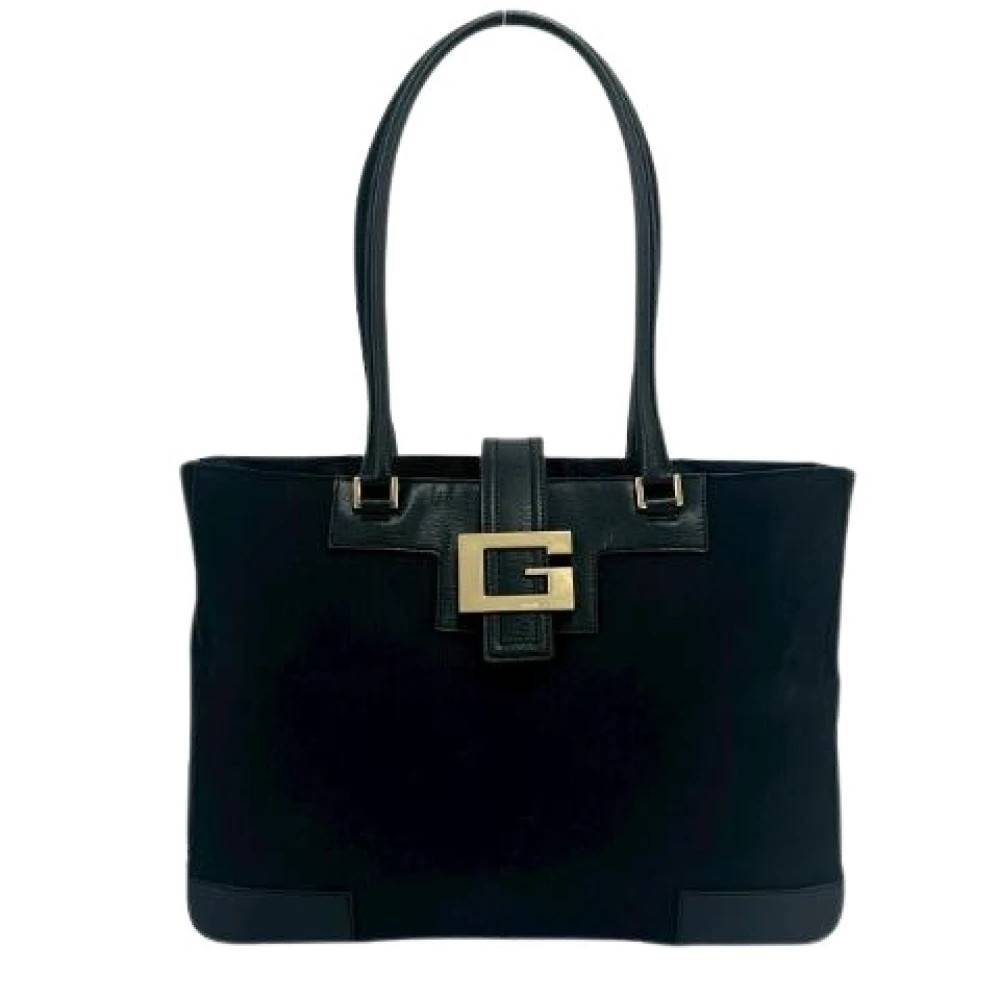 Gucci Vintage - Pre-owned Läder Canvas Tote Bag Vintage - Dam - ONE Size - Läder
