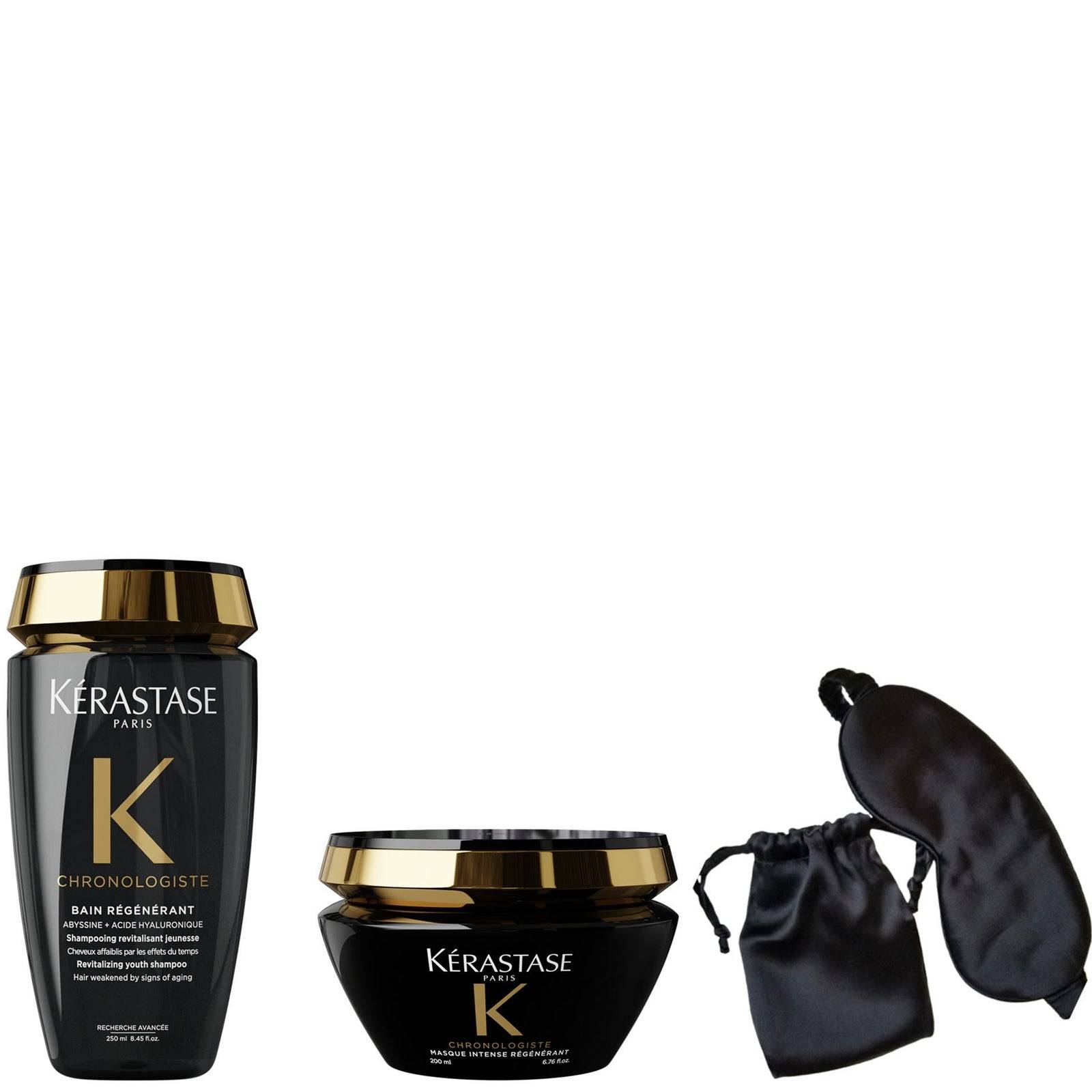 Kerastase Chronologiste Shampoo and Masque with Exclusive Night Eye Mask