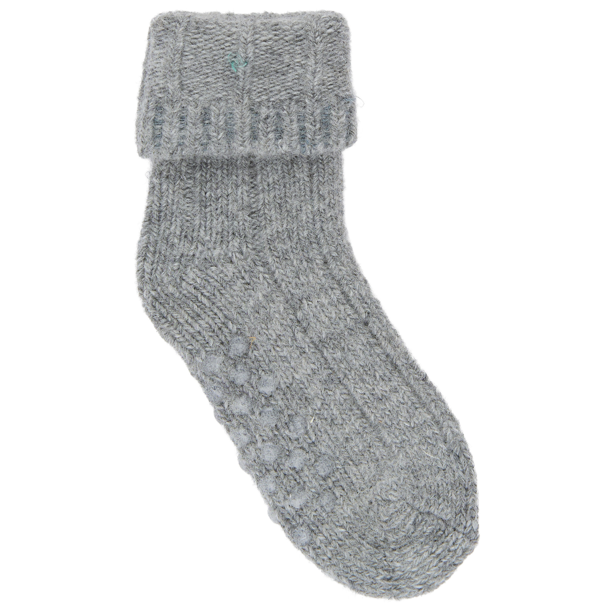 MiniPop - Wool Heavy Baby Sock, MP71 - Light Grey Melange - 15/18