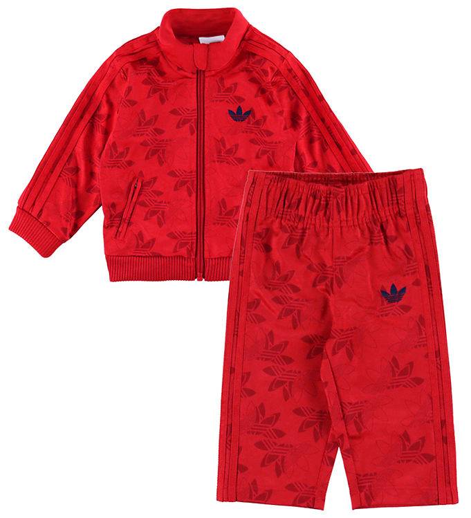 adidas Originals Træningssæt - Firebird TS - Rød - adidas Originals - 74 - Træningssæt