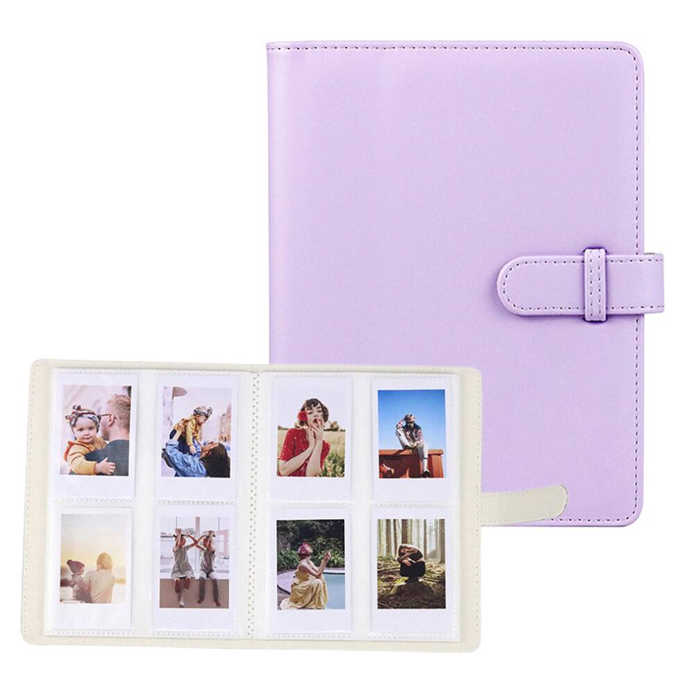 Retro fotoalbum med PU-omslag, 128 lommer