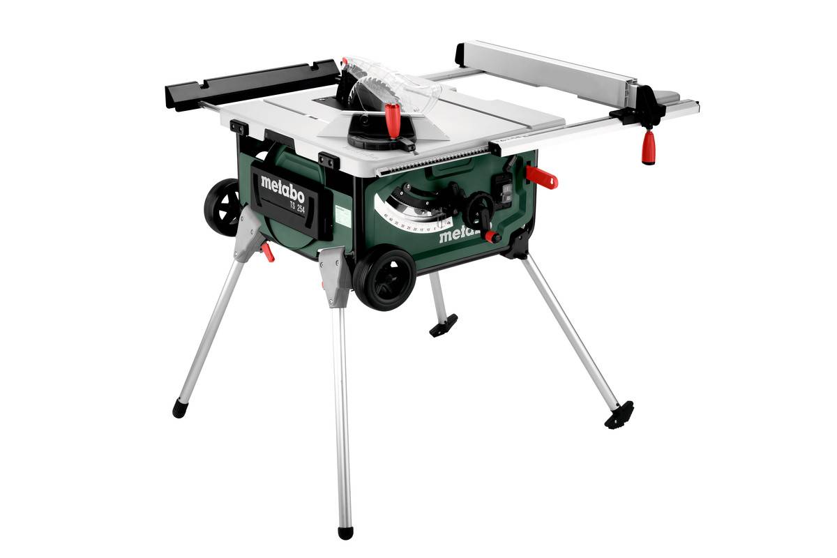 Metabo bordrundsav TS 254 med stativ og hjul.