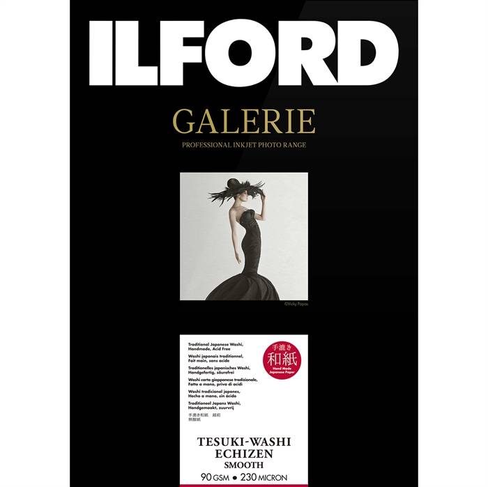 Ilford GALERIE Tesuki-Washi Echizen Smooth 90 - A2, 10 ark