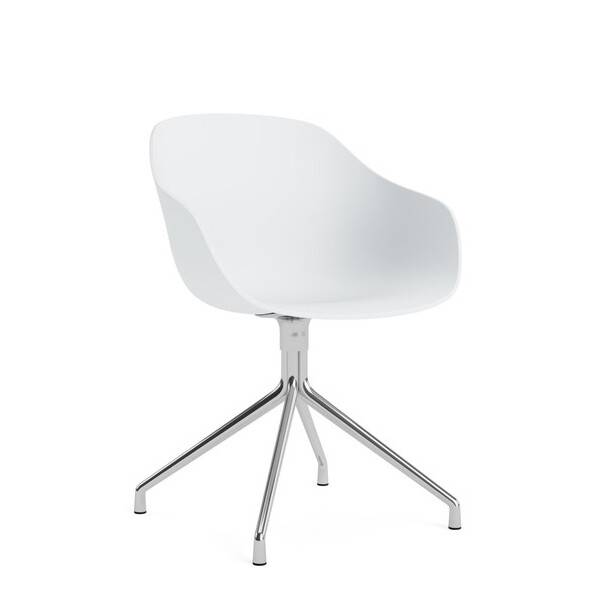 HAY AAC 220 About A Chair Poleret aluminium - White