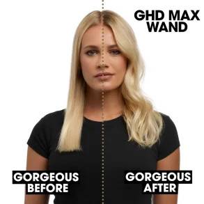 ghd Chronos Curve Max Wand - Black