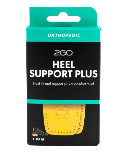 2GO Support heel plus indlægssåler, Neutral, STR. 35/37