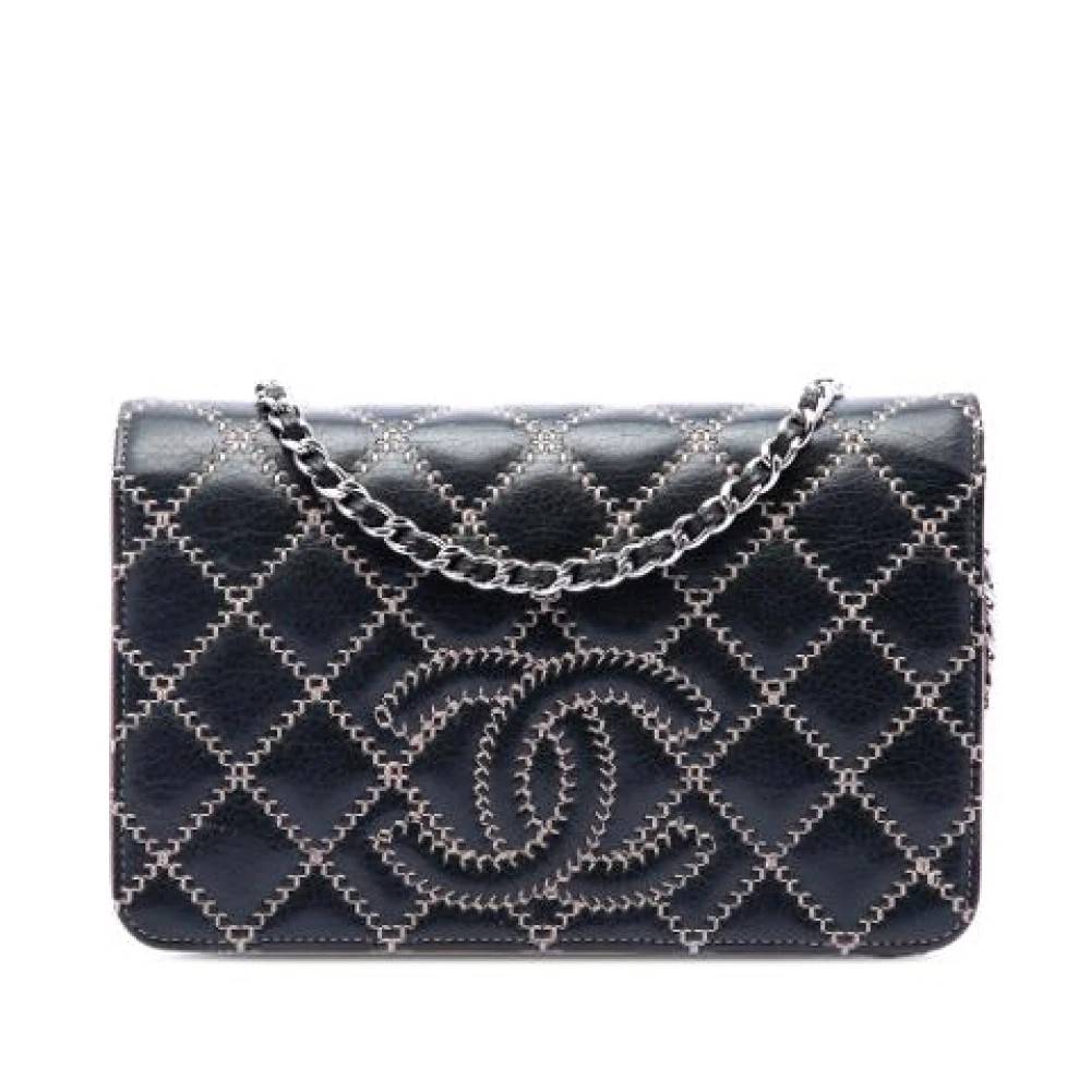 Chanel Vintage Pre-owned Crossbody Bag - Vintage - Dame - Sort - ONE SIZE - Læder