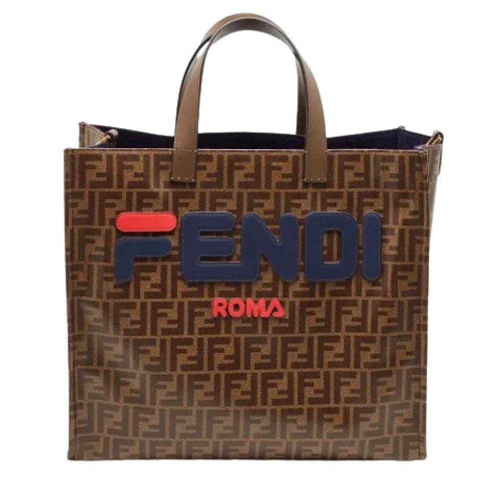 Fendi Vintage Pre-owned Canvas Tote - Vintage - Dame - Brun - ONE SIZE - Tyl