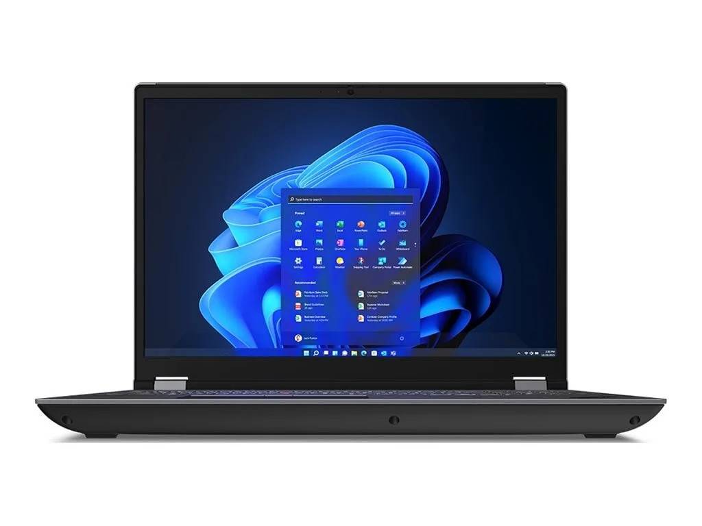 Lenovo ThinkPad P16 G1 – 16" QHD+ | Core i7 | 32GB | 512GB SSD | NVIDIA RTX A1000 B