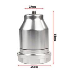 Clutch Master Cylinder Reservoir Kit Aluminum Clutch Pump Oil Reservoir Car Modification Accessories silver