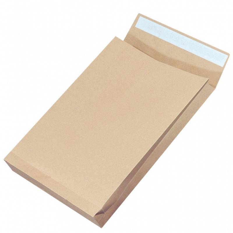 Forsendelsesposer 250 x 353 mm paper mailer brun 250 stk