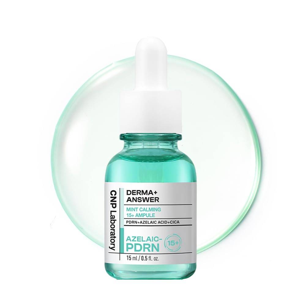 CNP Laboratory DermaAnswer Mint Calming Ampoule Azelaic Skin Elasticity Skin Korean Official AZELAIC-PDRN 15+ (15ml) - 15% Acid, PDRN, Care, Barrier,
