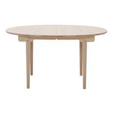 Carl Hansen - CH337 spisebord olieret bøg 115x140cm med tillægsplade 60cm - Spiseborde - Hans J. Wegner - Træ farvet - Træ