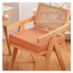 Set med sittdynor för uteplats loungestolar fransk fönsterdekor halkfri botten tvättbara dynor inomhus/utomhus röd orange 40 x 40 x 8 cm