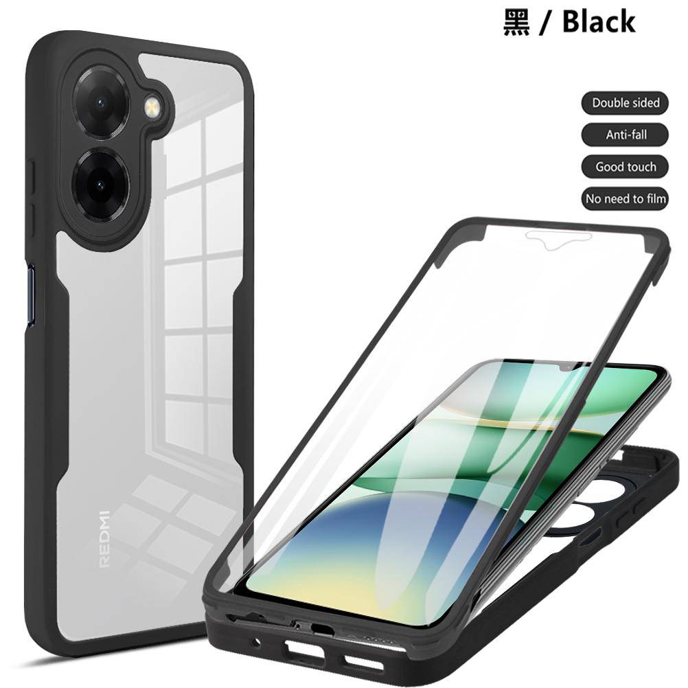 För Xiaomi Poco X8 Pro Fodral Poco X8 Pro Skydd X8pro Heltäckande Skyddsfodral Skyddande 360 Dubbelsidigt Skydd Funda Coque Capa white